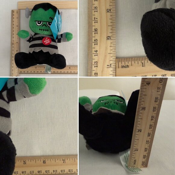 Spooky Village Frankenstein Plush 6 in Musical Halloween Toy CVS Exclusive 2024 - Picture 4 of 11